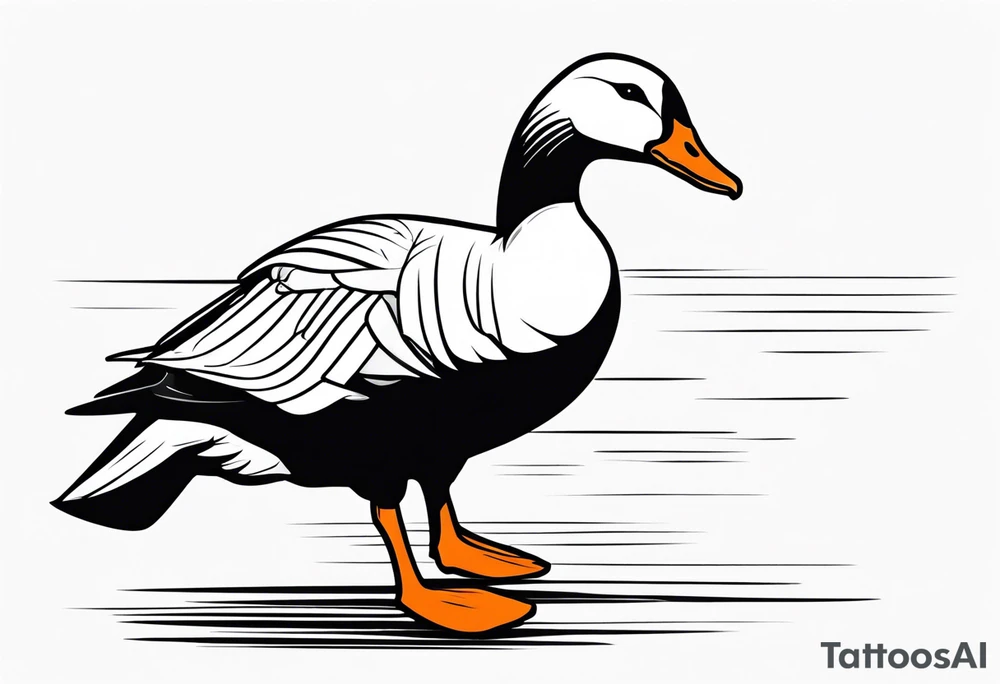 Goose tattoo idea