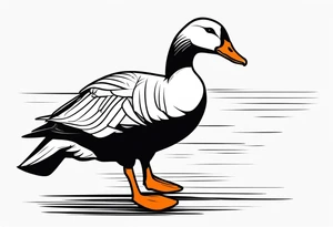 Goose tattoo idea