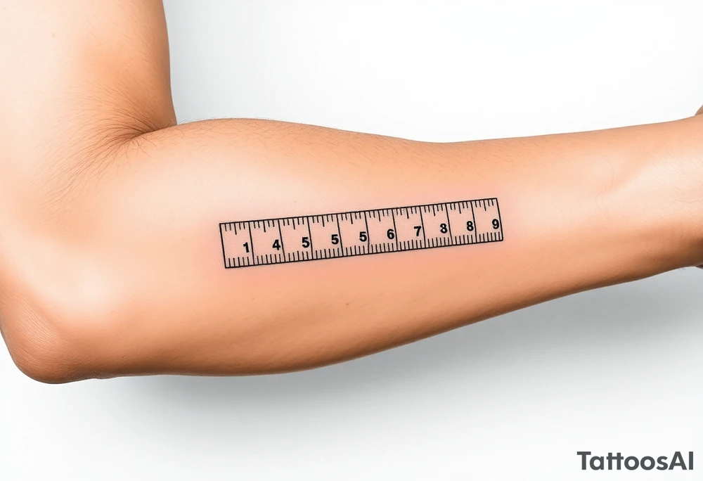 tape measure tattoo idea