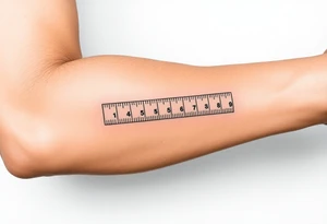 tape measure tattoo idea