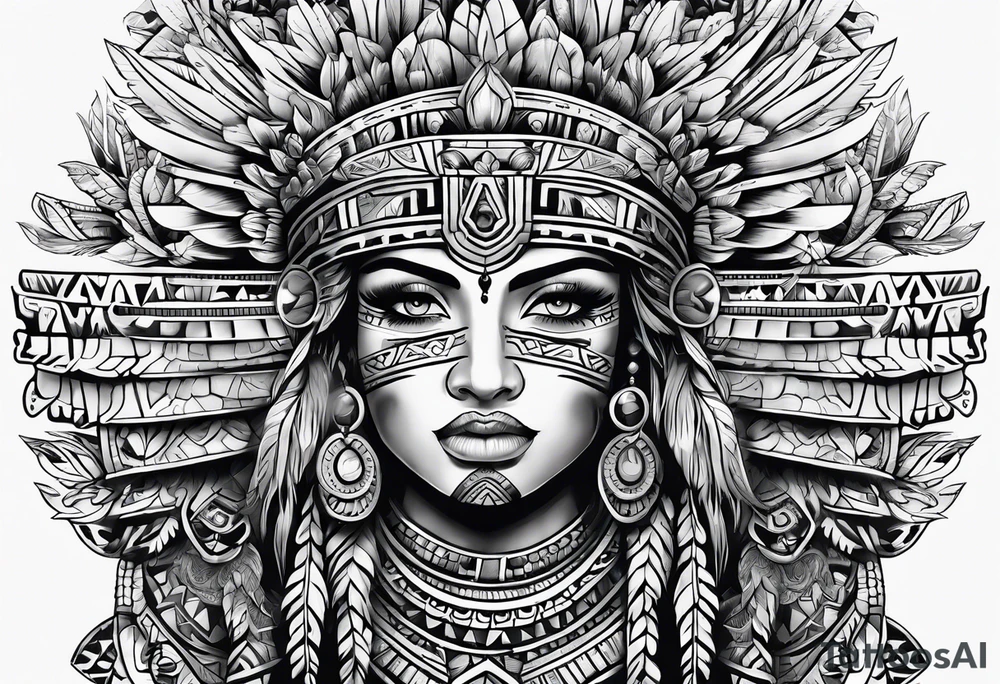 sleeve. Aztec tattoo idea