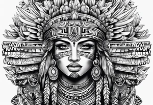 sleeve. Aztec tattoo idea