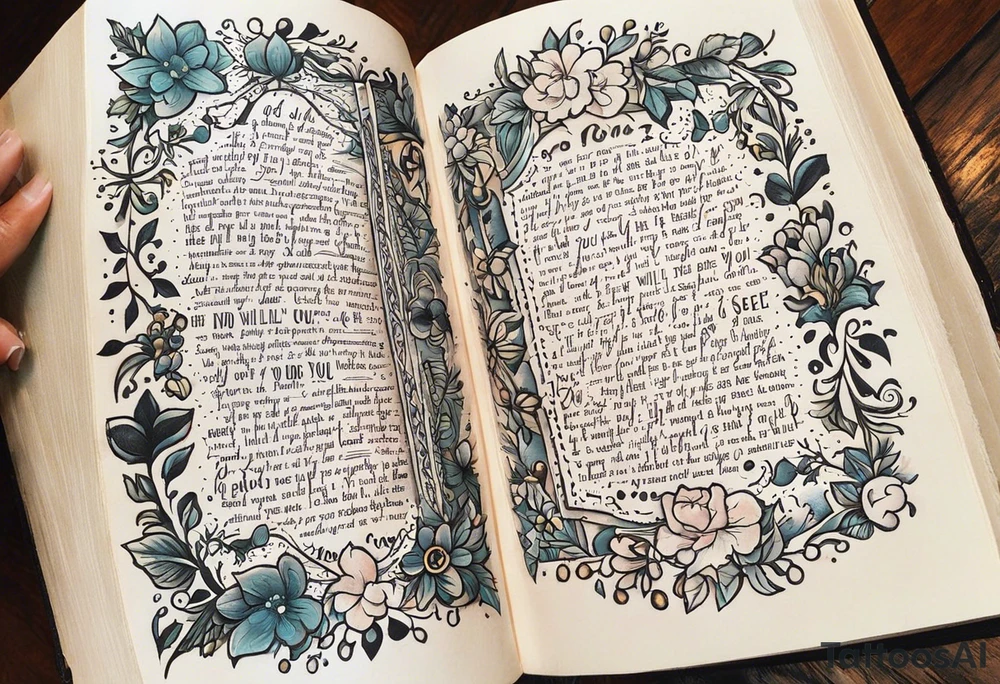 This bible verse: "Do not give what is holy to the dogs; nor cast your pearls before swine, lest they trample them under their feet, and turn and tear you in pieces. "Ask, and it will be given to you; seek, and you will find; knock, and it will be opened to you. tattoo idea