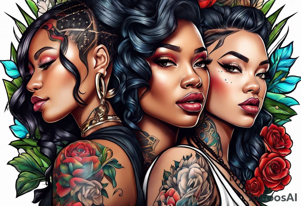 black lesbians tattoo idea