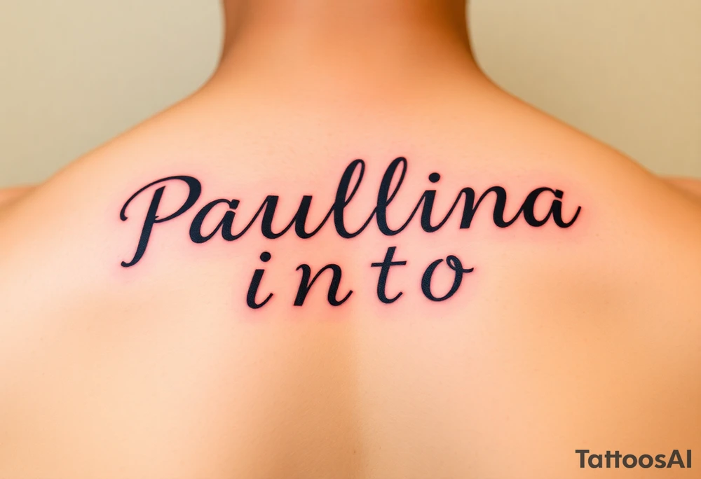 Paulina Pinto tattoo idea