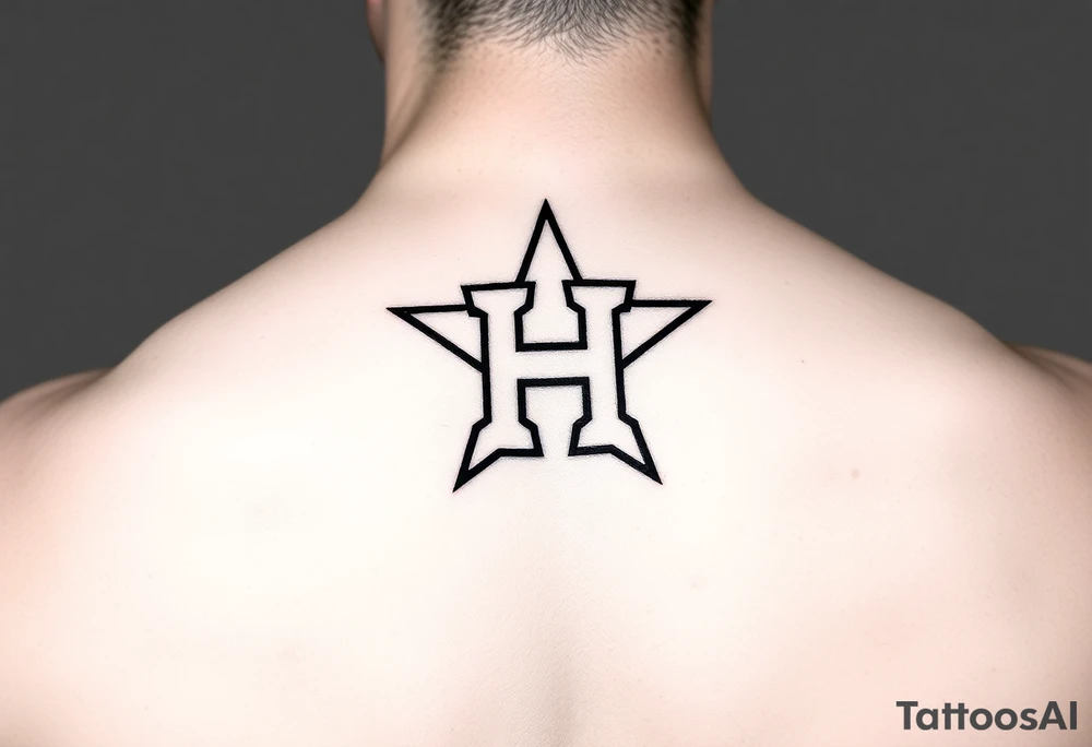Houston Astros logo tattoo idea