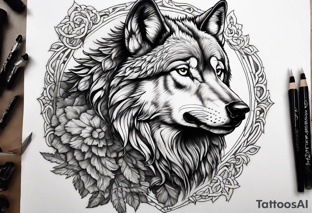 Wolf in sheep's clothing tattoo idea