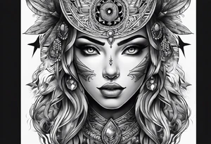 Wisdom and intelligence tattoo idea