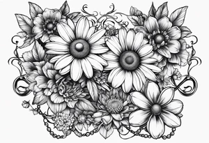 Daisy chain tattoo idea