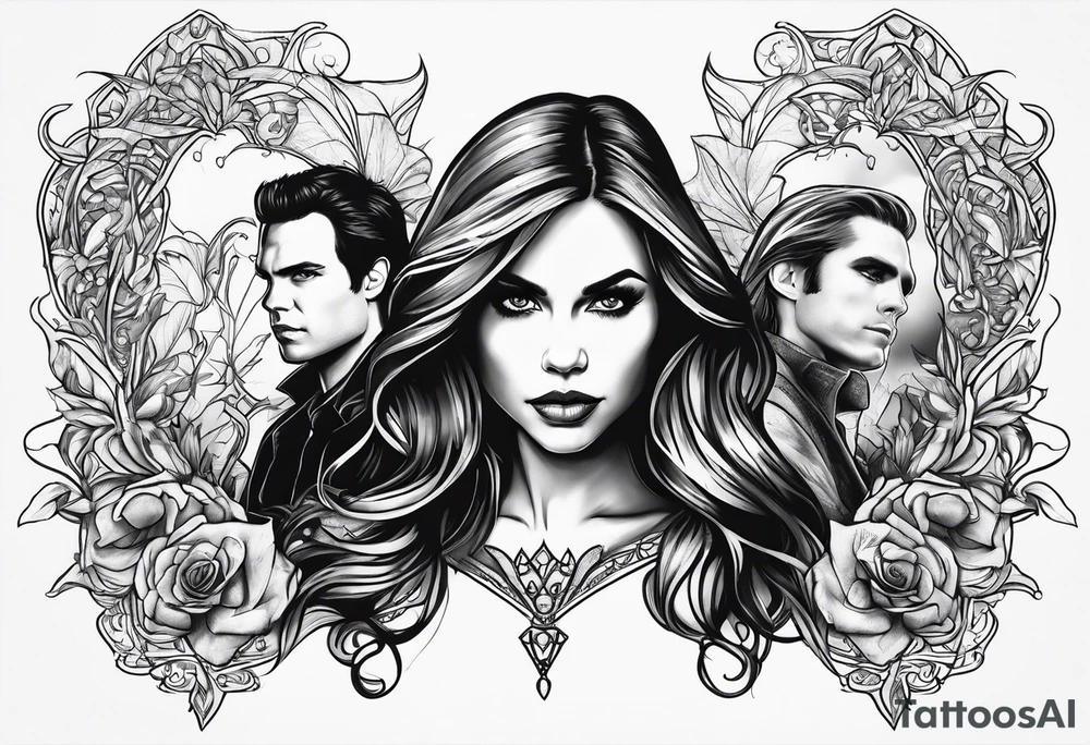 the vampire diaries tattoo idea