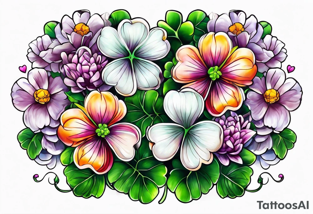 Clover and Pa tattoo idea