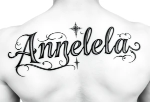 The name Angela and Jesse Combined tattoo idea