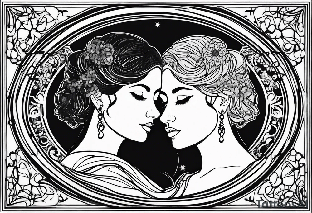 poetisa sapho de lesbo tattoo idea
