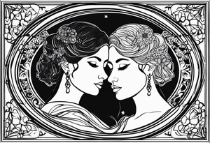 poetisa sapho de lesbo tattoo idea