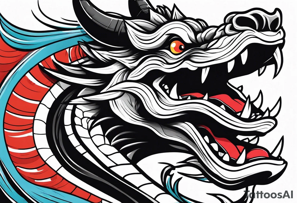 DRAGO GIAPPONESE DA FARE SU UN BRACCIO tattoo idea