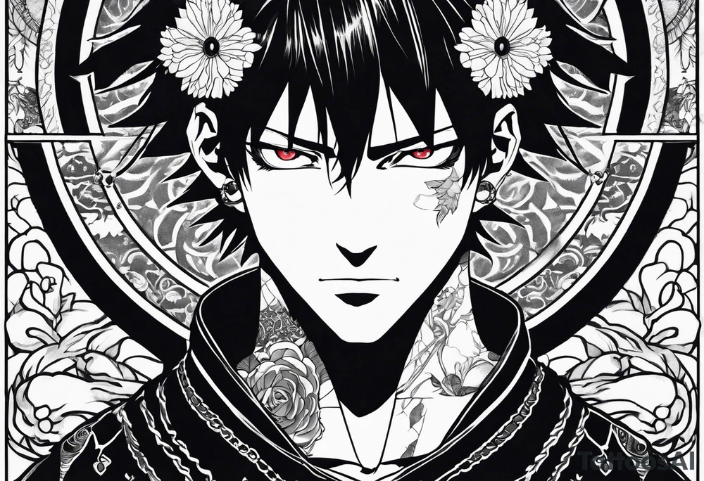 jujutsu kaisen tarot card tattoo idea