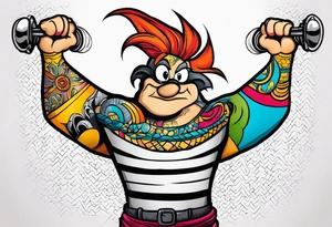 Long forearm wisdom tattoo tattoo idea