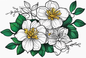 Longer Vines of Flores tattoo idea