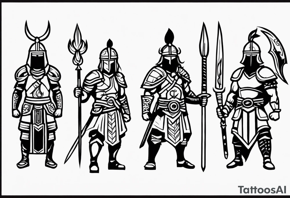 Way of the warrior tattoo idea