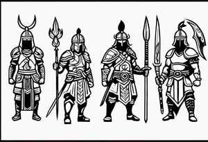 Way of the warrior tattoo idea