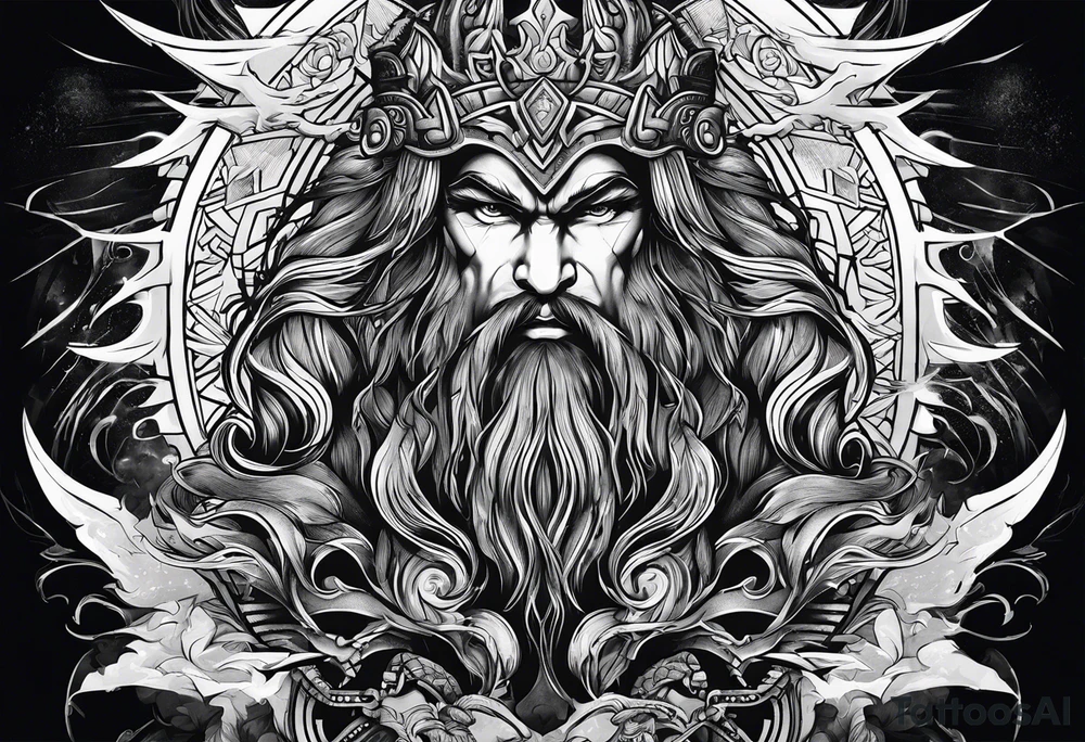 Valhalla lightning tattoo idea