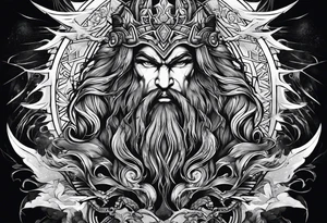 Valhalla lightning tattoo idea