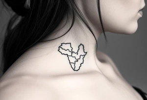 map of south sudan tattoo idea