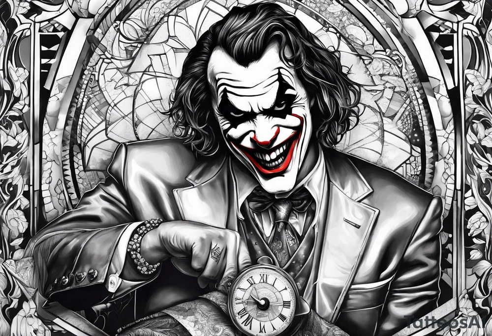 outer forearm joker tattoo tattoo idea