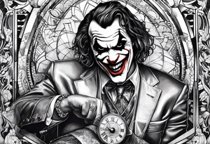 outer forearm joker tattoo tattoo idea