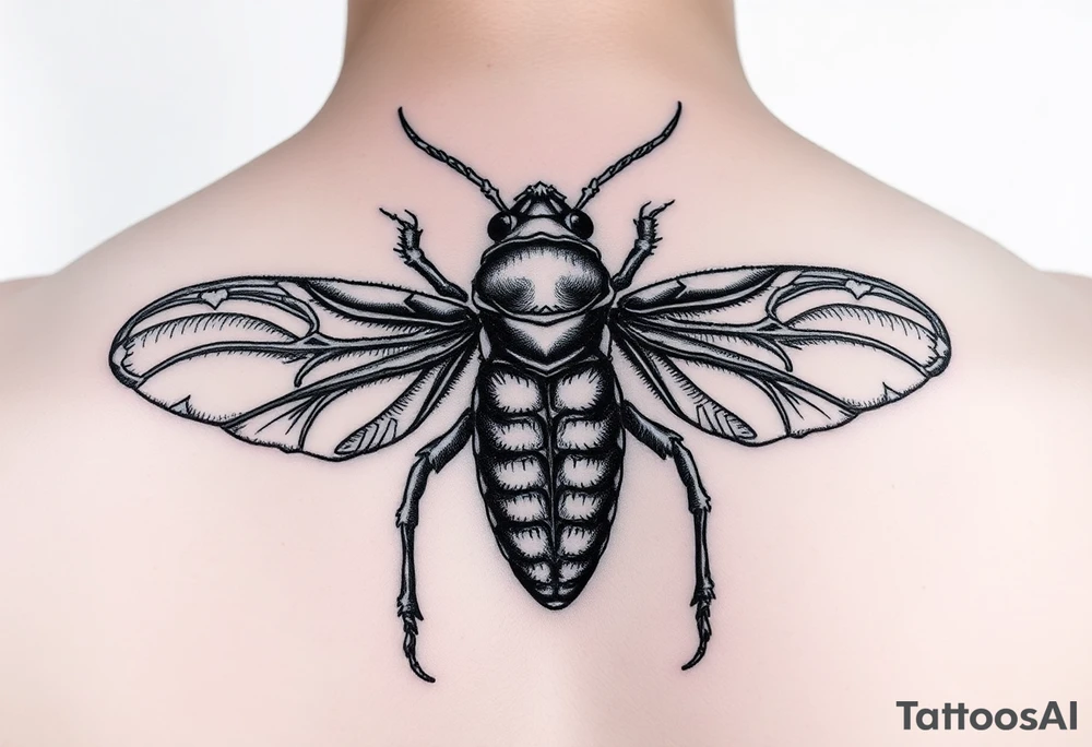 Cicada tattoo idea