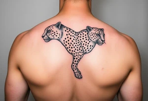 cheetah tattoo tattoo idea