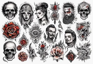 tattoo artist giving a tattoo tattoo idea