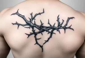 Thorn wrapped going down tattoo idea