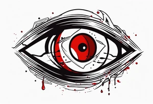 Hellsing bloody
 eye logo tattoo tattoo idea