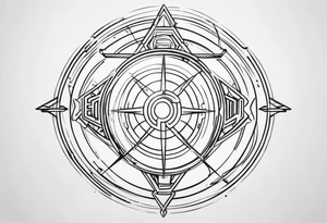 Cyber sigilism tattoo idea