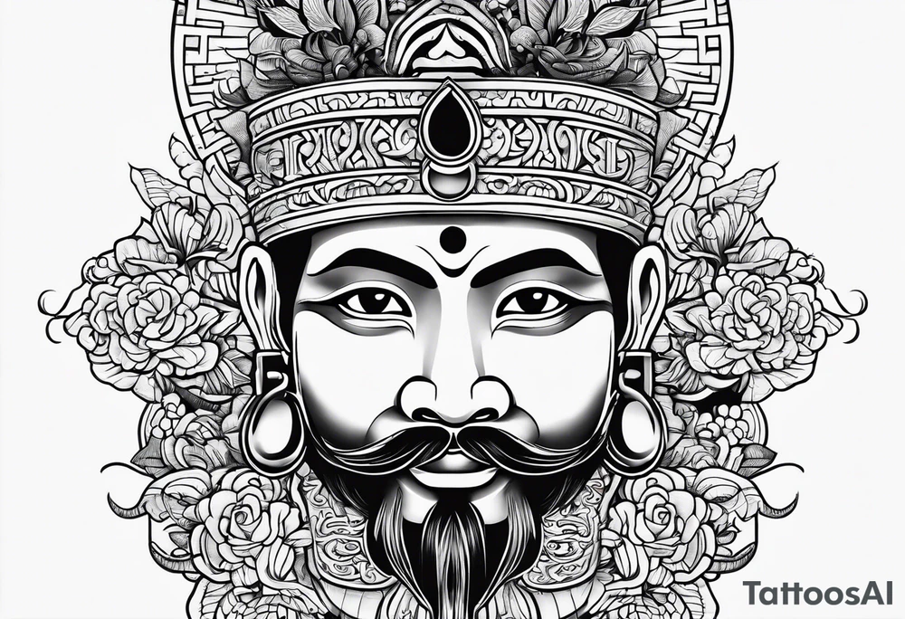 Traditional Vietnamese tattoo idea