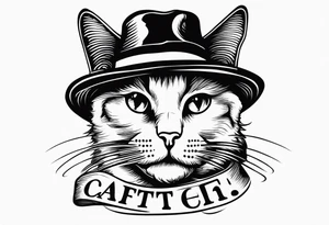 *cat with a hat* tattoo idea