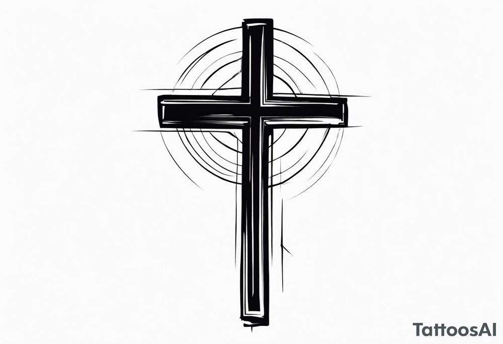 “Let me let them know your name let me let them know the pain”
Biblical cross tattoo idea