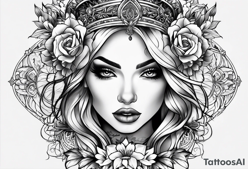 My girls name Imogen tattoo idea