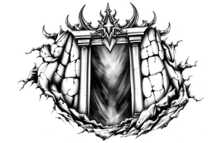 gates of hell tattoo idea