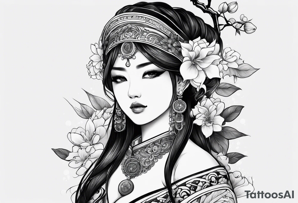 Love and destiny tattoo idea
