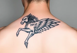 Maverick incorporated into a Tattoo that represents a free spirit tattoo idea