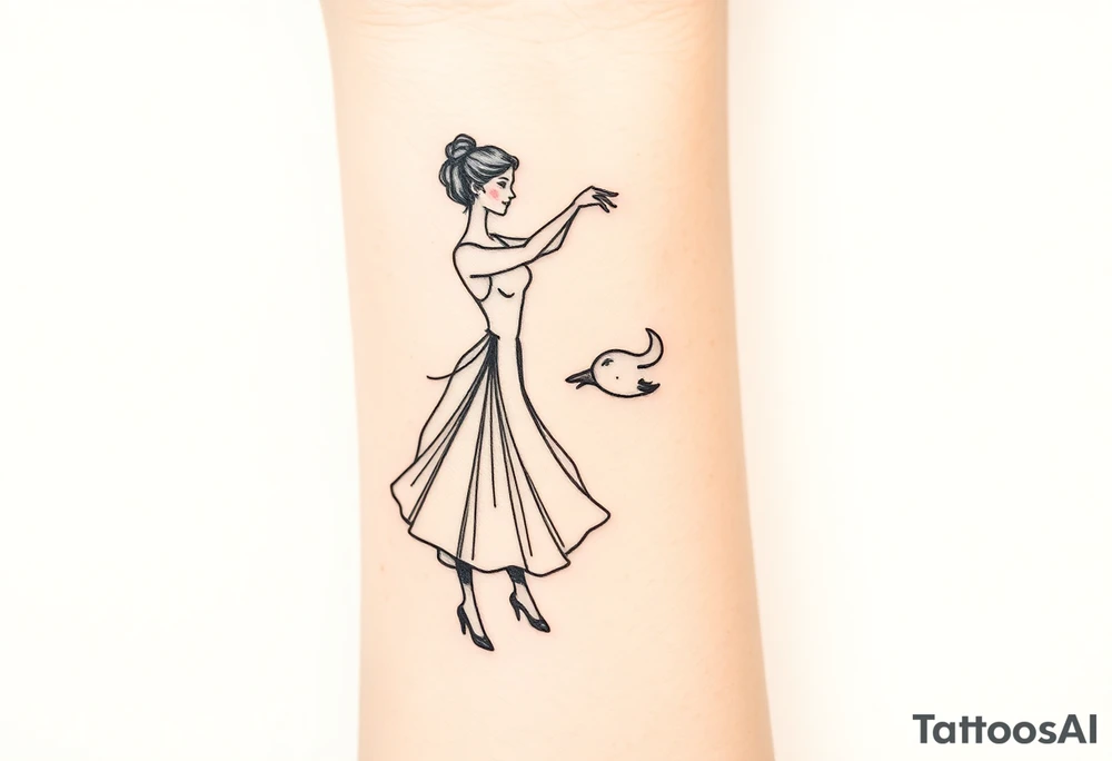 I taught Mary Jane how to dance tattoo idea