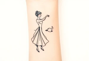I taught Mary Jane how to dance tattoo idea