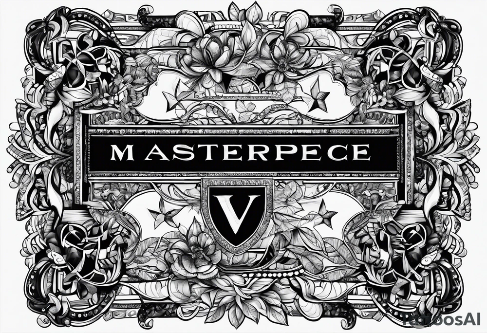 the word proof in bold text with a sad effect tattoo idea