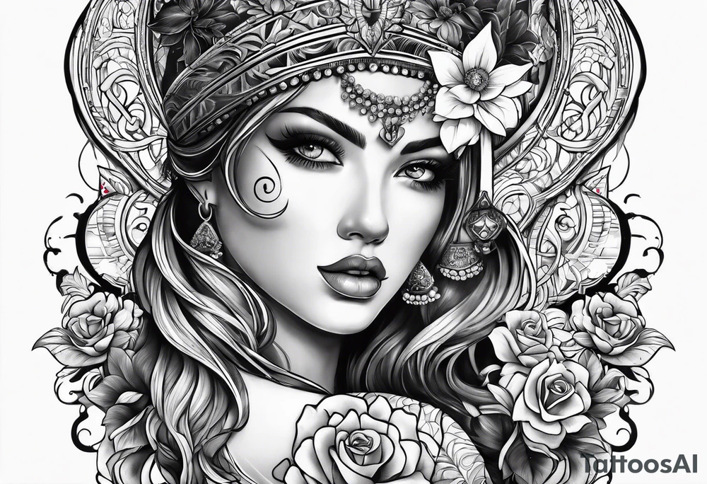 Pain healing self love tattoo idea