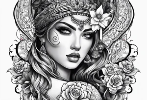Pain healing self love tattoo idea