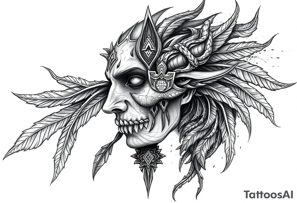 craft symbolism, mystical tattoo idea