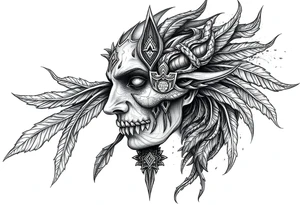 craft symbolism, mystical tattoo idea