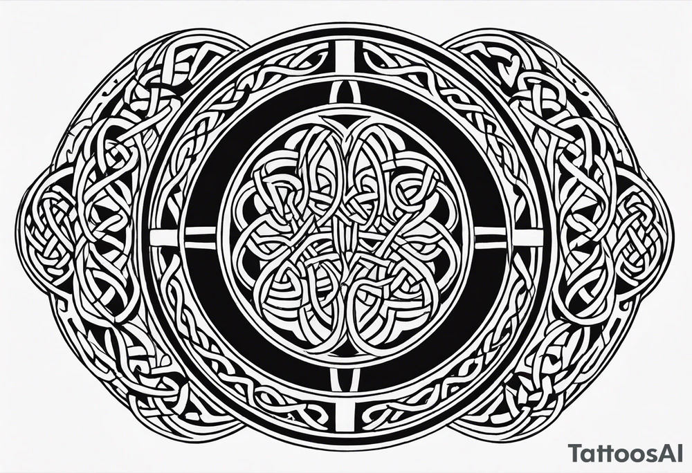 celtic circle tattoo idea